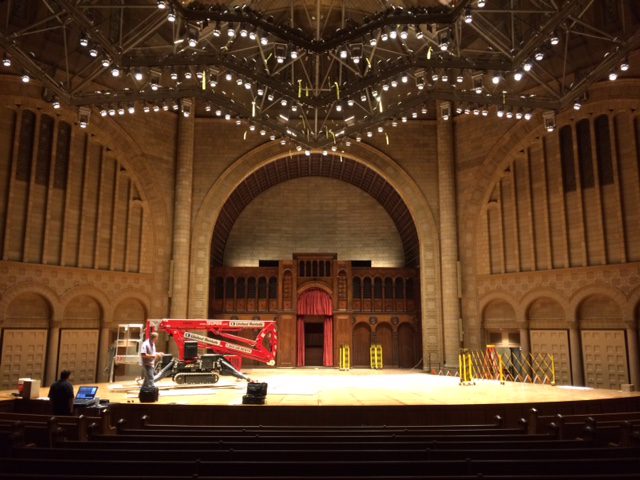 Stage at the Maltz Performing Arts Center.