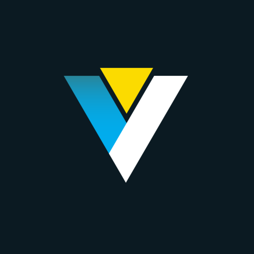 VLS Logo mark, headshot placeholder.